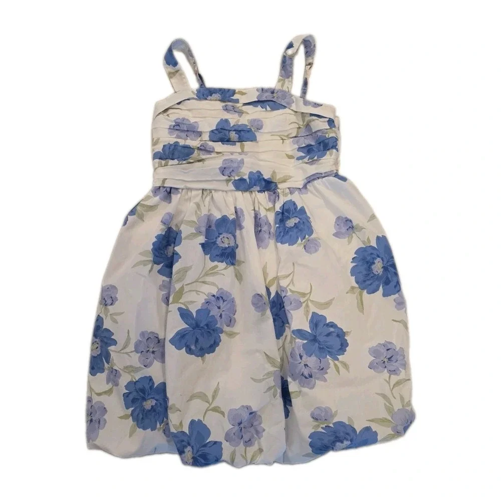 Abercrombie & Fitch Bubble Dress Pockets Floral Cottagecore Shabby Chic 11/12